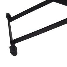 Guitar Pedal Metal Pedal Black Adjustable Height Non-Slip Pad Foldable Support Footstool Guitar Accessories