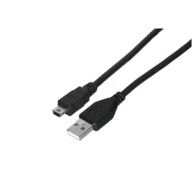 Gembird 1.8m USB 2.0 A/mini-USB M USB cable USB A Mini-USB B Black