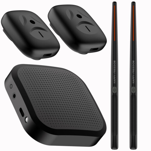 Electronic Air Drum Kit with Drumsticks and Pedals