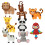 Zoo Felt Animal Sewing Kit for Beginners, 6-Piece Set 4