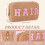 Preppy makeup bag chenille letter plush camel 3