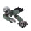 Bald crawling zombie decor prop for haunted house bar 5