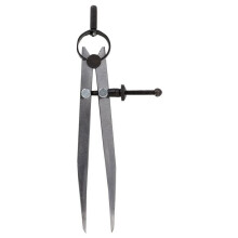 Leather Compass Steel Divider Wing 6 Inch Adjustable