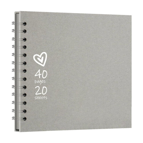 Hengsof scrapbook album kraft paper 40 pages 2