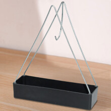 Iron Mosquito Coil Holder with Handle Black