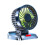 Hengsof Car Fan USB Portable Dual-Head 3-Speed 2