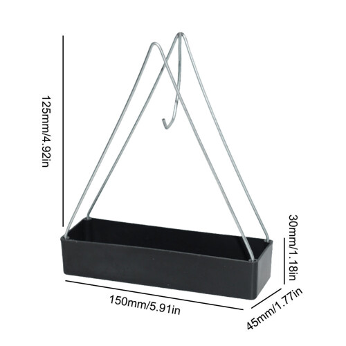 Iron Mosquito Coil Holder with Handle Black 1