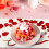 Valentine's Day plastic placemats red green 4-pack 5