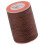 55m0 . 8mm Polyester Leather Sewing Round Waxed Thread Cord , Dark Brown 5