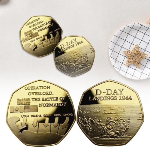 1944 Bronze Commemorative Coin 24K Gold Plated 1
