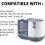 Home Times HWF64 humidifier filter compatible with Holmes 3