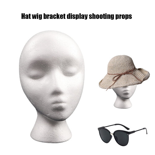 Women's foam dummy head for hat, wig, and glasses display 2