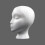 Women's foam dummy head for hat, wig, and glasses display 8