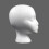 Women's foam dummy head for hat, wig, and glasses display 7