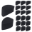 Face Paint Sponges Black High-Density 20 pcs 3