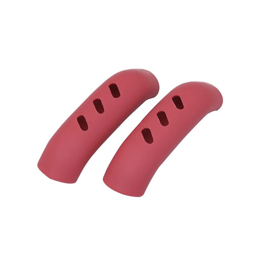 Silicone pot handle cover heat insulation red