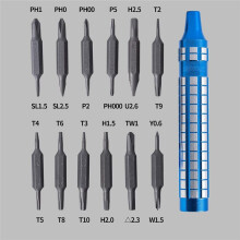 Screwdriver Set, Pen Style Manual Screwdriver,24-in-1 Small Screwdriver, Ideal for Laptop,Phone,Jewelry,and Watch Orange