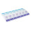 Pill Box Weekly Organizer Double Row 7 Days 14 Compartments 2