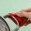 Silicone pot handle cover heat insulation red 6