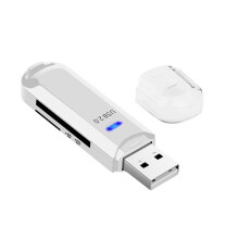 USB 3.0 2-in-1 card reader for Micro SD and TF cards