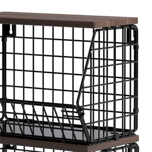 Kitchen Fruit Basket Hanging Fruit Basket Fruit & Vegetable Storage Box Snack Organizer 2