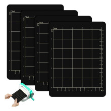 Spacers 5.9x7.8In Magnetic Spacers with Card Size Grid Die Cutting Machine Accessories Black Embossing Machine Die Pads