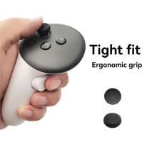 5 i 1 VR-Tillbehörssatser för Meta Quest 3 Face Cover VR-Handtagsskydd Svart