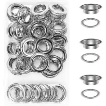 50 Eyelets Grommets Sets 20mm Grommet Eyelet Kit for Canvas Tarp Repair Tent