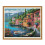 Stamped Stitch Set Pre-Printed House River Pattern 1