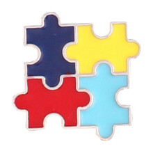 Autism Awareness Pin Badge Enamel Brooch 1 piece