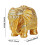 Gold Elephant Statue for Good Luck and Wealth Small 7