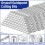 100 Pieces Drywall Drill Bits  Point Cutting Drill Bits Diameter Drywall Router for Spiral Saws (5/32 Inch) 3