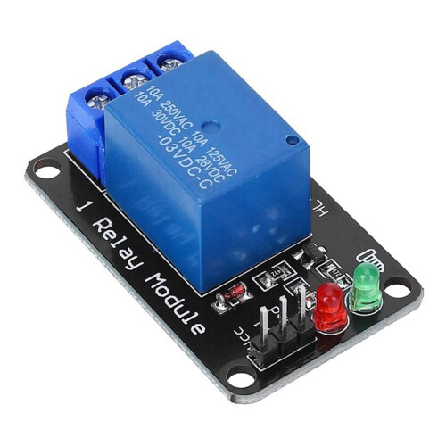 1-Weg Relais Drivermodule met LED-Indicator Microcontroller Compatibele PLC MCU-Besturingsbordmodule 24V