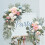 Artificial Wedding Arch Flowers Blue Pink 2 Pieces 8