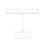 Acrylic eyeglasses frame stand clear 1 pc 1