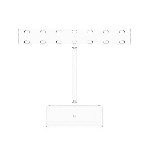 Acrylic eyeglasses frame stand clear 1 pc