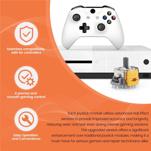 50Pcs for  Game Console Joystick Sensor Module Potentiometer Hall Effect 3D Joystick Module Analog Stick