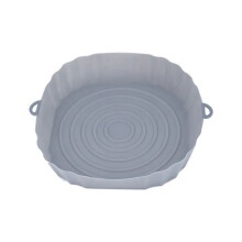 4PCS Air Fryer Pan Silicone Basket for Airfryer Oven Silicone Chicken Grill Baking Tray Reusable Airfryer Pot Pan Liner