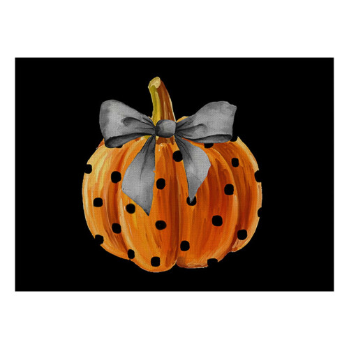 Halloween placemats linen heat-resistant 4-pack 2