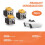 50Pcs for  Game Console Joystick Sensor Module Potentiometer Hall Effect 3D Joystick Module Analog Stick 6