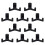 10pcs Tool Hooks for Shed,Plastic Garage Organization Tools Garden Tool Hooks Shed Organization Accessories 1