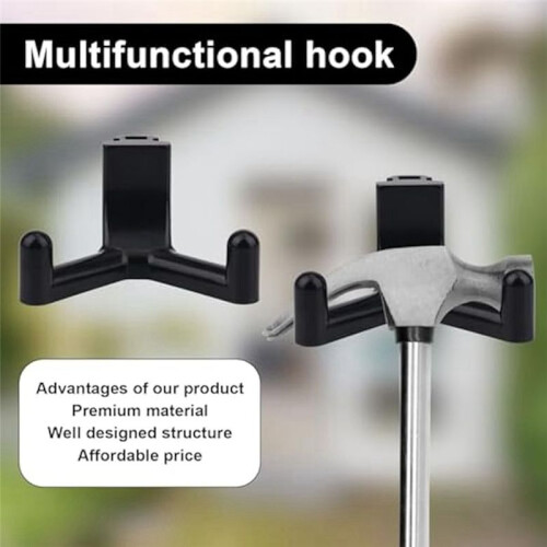 10pcs Tool Hooks for Shed,Plastic Garage Organization Tools Garden Tool Hooks Shed Organization Accessories 1