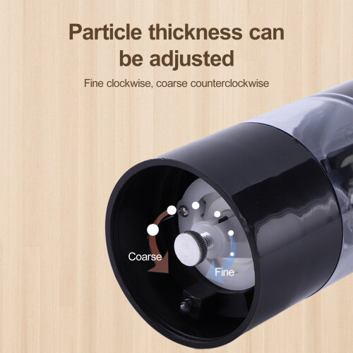 LED Electric Pepper Grinder Adjustable Spice Mill 2