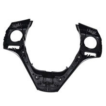 Car Steering Wheel Buttons Trim Frame 84250-02560 for   RAV4 Ralink 2014-2018 Glossy Black