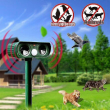 Ultrasonic Cat Repeller Solar Animal Repeller, Bird Repeller, Ultrasonic Animal Repeller
