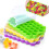 3Pcs Silicone Ice Cube Trays with Lid 1
