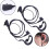 CB Radio Earpiece Headset with Mic PTT 2-Pin 2