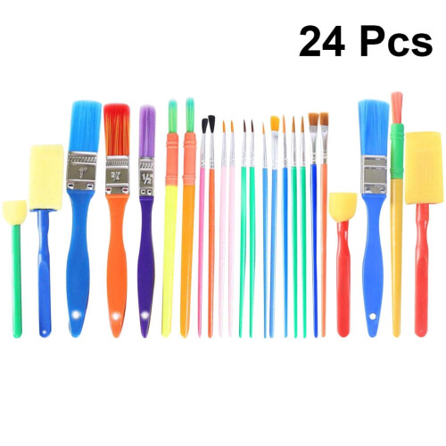 Kids Painting Brushes Set 24pcs Random Styles 1