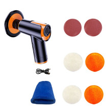 100W Car Wax Polisher Polishing Machine Wireless Portable Buffing Machine USB Rechargeable Polisher