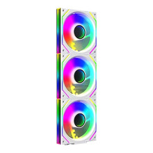 V2 ARGB Case Fan PWM Cooler for PC Case Fans 4-Pin 1850RPM Computer Heatsink Cooler White B